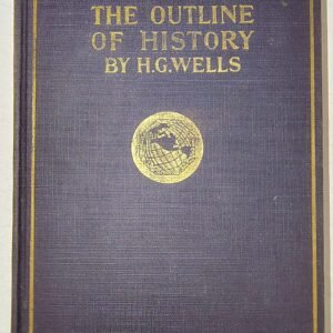 09e1f59f-84d4-4511-b0ac-96a11c228823-1-scaled-1.jpg 1922 The Outline of History H.G. Wells Fourth Edition 4-Volume Set Vol 2 Cover