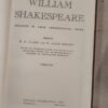 Vintage Complete Works of William Shakespeare 2 Volume Hardcover Book Set