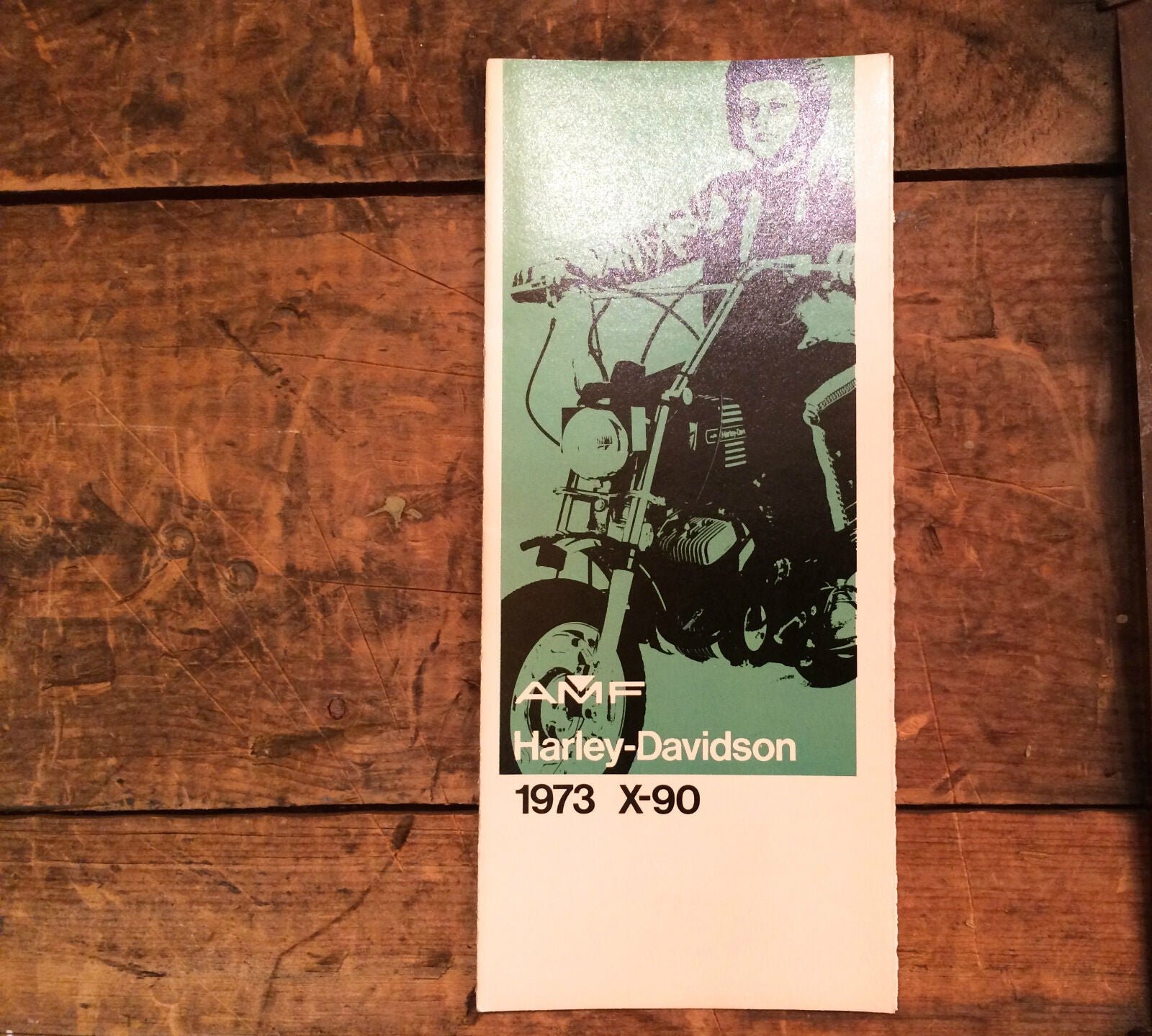 1973 HARLEY X-90LITERATURE NOS Vintage Brochure AMF