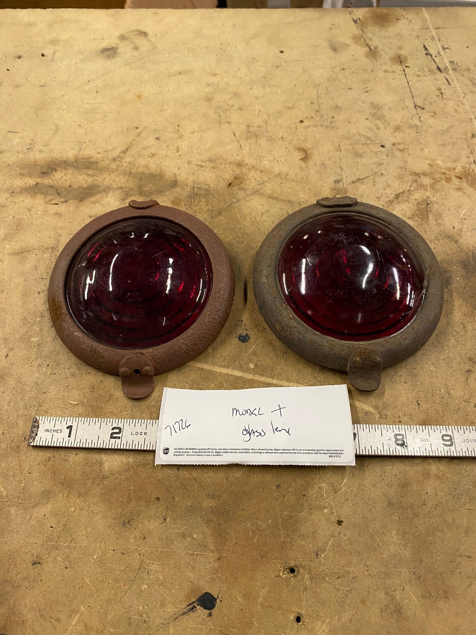 Ford Model T Headlights Taillight Lens Vintage Ford Car Parts kerosene Head lamp