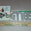 Vtg 1974 Suzuki GT185 Owners Manual and You and Your Suzuki Safety Booklet Lot!