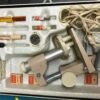 Vintage 1960's Gilbert Microscope Lab Set 13094 Metal-electric Zoom Science Usa