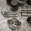 Vintage Hubcaps Trim Firebird Emblems Badges Hood ornaments Ford Chevy Thunderbi