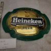 vintage Heineken beer sign Advertising Breweriana Man Cave Decor Tavern Garage
