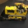 Vintage Lot 1950s Tonka Bulldozer, Cement Mixer And Low Boy  Heavy Hauler