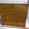 Vintage Bower & Bartlett's Boston tin country store coffee bin Counter Display!