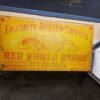Vintage Bower & Bartlett's Boston tin country store coffee bin Counter Display!