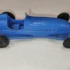 1960s Processed Plastic Co Blue Indy Race Car Toy No 7 Aurora ILL USA