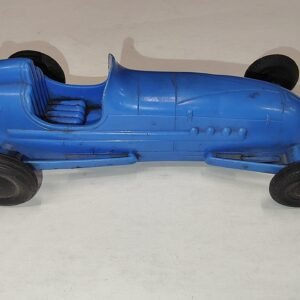 1960s Processed Plastic Co Blue Indy Race Car Toy No 7 Aurora ILL USA