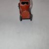 Vintage 1930s Tootsietoy Orange Ford Yellow Cab 3 Window Sedan Diecast Toy Car