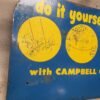 Vintage Campbell Chain Sign Advertising Sports Equipment Tin 50's? Store Dealer