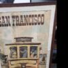 Vtg Framed Stan Galli United Airlines Orig San Francisco Advertising sign 1957