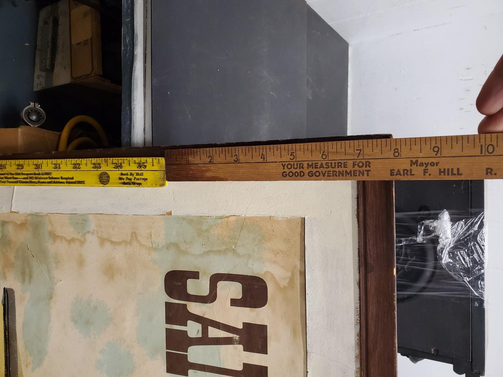 Vtg Framed Stan Galli United Airlines Orig San Francisco Advertising sign 1957