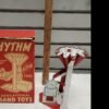 20200602141253a.jpg NIB Vintage Tin Toy Educational Rhythm Sand Toy Rowley Clock Tower 50's Orig Box