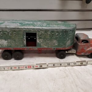 Vintage HUBLEY KIDDIE TOY Ford Motor Express Transport Truck No 507 Cast Metal T