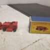 Vintage Matchbox series no. 58 Red Drott Excavator toy with original box hobby