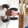 Vintage The Ertl red international tractor tin toy tractor collectable hobby
