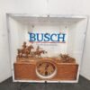 Busch Beer Western theme wall clock Sign Advertising Tavern Breweriana Man Cave!