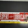 Vtg Porcelain Pennzoil Arrow Sign: “EXPERT LUBRICATION, SAFETY SYSTEM" Rare