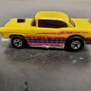 20210702100042a.jpg Vintage 55' Hot Wheels Yellow Chevy Mattel 1978 Malaysia hot rod hood scoop