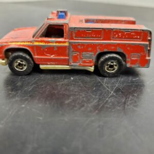 1974 Vintage Hot Wheels Fire Truck Die Cast Toy Car MATTEL made in HONG KONG