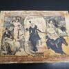 Vintage 1960 Barnum Bailey Circus Poster Horses Meers Sisters Original 19"X13.5"
