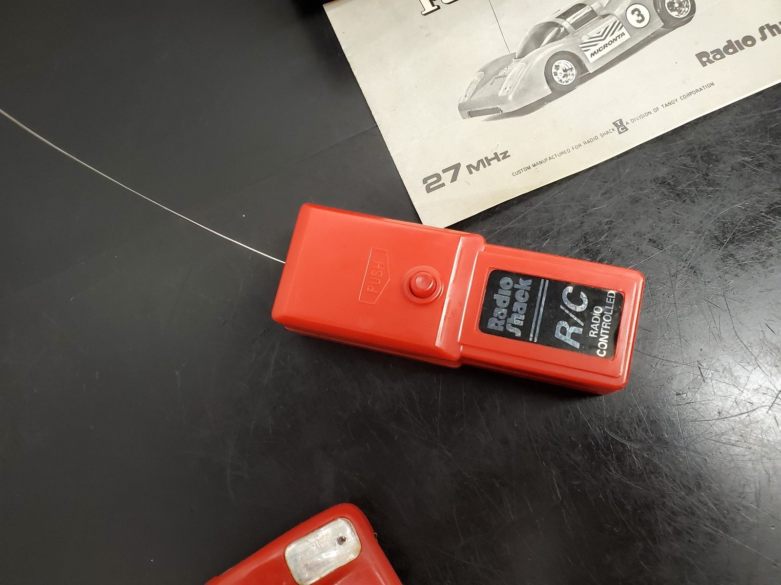 VTG Radio Shack Ferrari Radio Control Racing Car 27 MHZ GEARHEAD TOP GEAR LOVERS