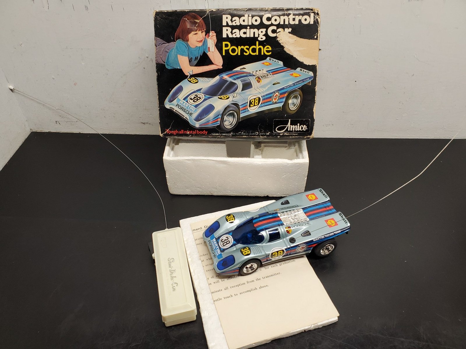 VTG Amico Martini Porsche 917 metal radio control car works with original box