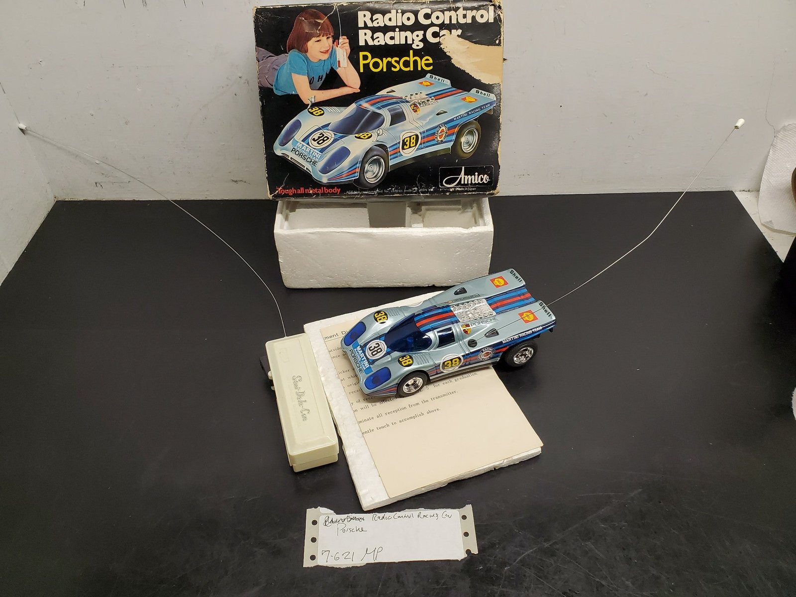 VTG Amico Martini Porsche 917 metal radio control car works with original box