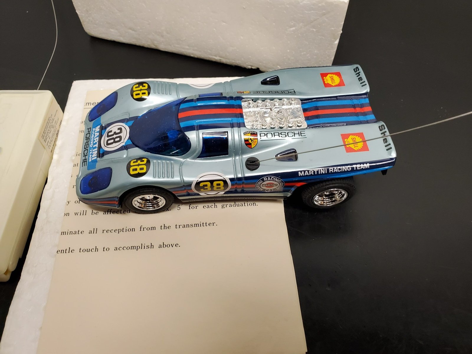 VTG Amico Martini Porsche 917 metal radio control car works with original box