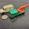 VINTAGE MATCHBOX/LESNEY 8 WHEEL CRANE NO. 30 & LOMAS AMBULANCE NO. 14