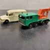 VINTAGE MATCHBOX/LESNEY 8 WHEEL CRANE NO. 30 & LOMAS AMBULANCE NO. 14