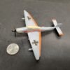 VTG JUNKER JU8 G STUKA NO. B-12 FIGHTER PLANE METAL TOY AIRPLANE WW2 1960'S