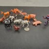 20210722144145a.jpg VINTAGE LOT OF 14 WILDLIFE ANIMALS AND 1 HUNTER FIGURINES-CAMEL, HORSE, PIG+MORE