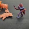 20210722144215a.jpg VINTAGE LOT OF 14 WILDLIFE ANIMALS AND 1 HUNTER FIGURINES-CAMEL, HORSE, PIG+MORE