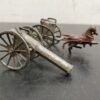 20210726104658a.jpg VTG TOY CAST METAL CANNON & HORSE DRAWN CARRIAGE-MADE IN FRANCE-ORIGINAL PATINA