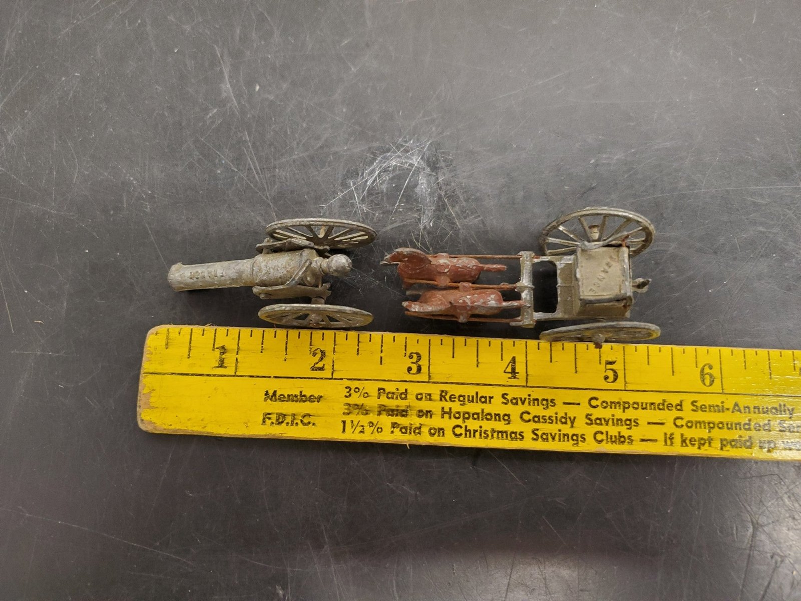 20210726104716a.jpg VTG TOY CAST METAL CANNON & HORSE DRAWN CARRIAGE-MADE IN FRANCE-ORIGINAL PATINA