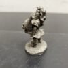 VINTAGE DRURY STUDIOS PEWTER FIGURINE OF GIRL HOLDING DUCK-DRURY 79 INSCRIBED
