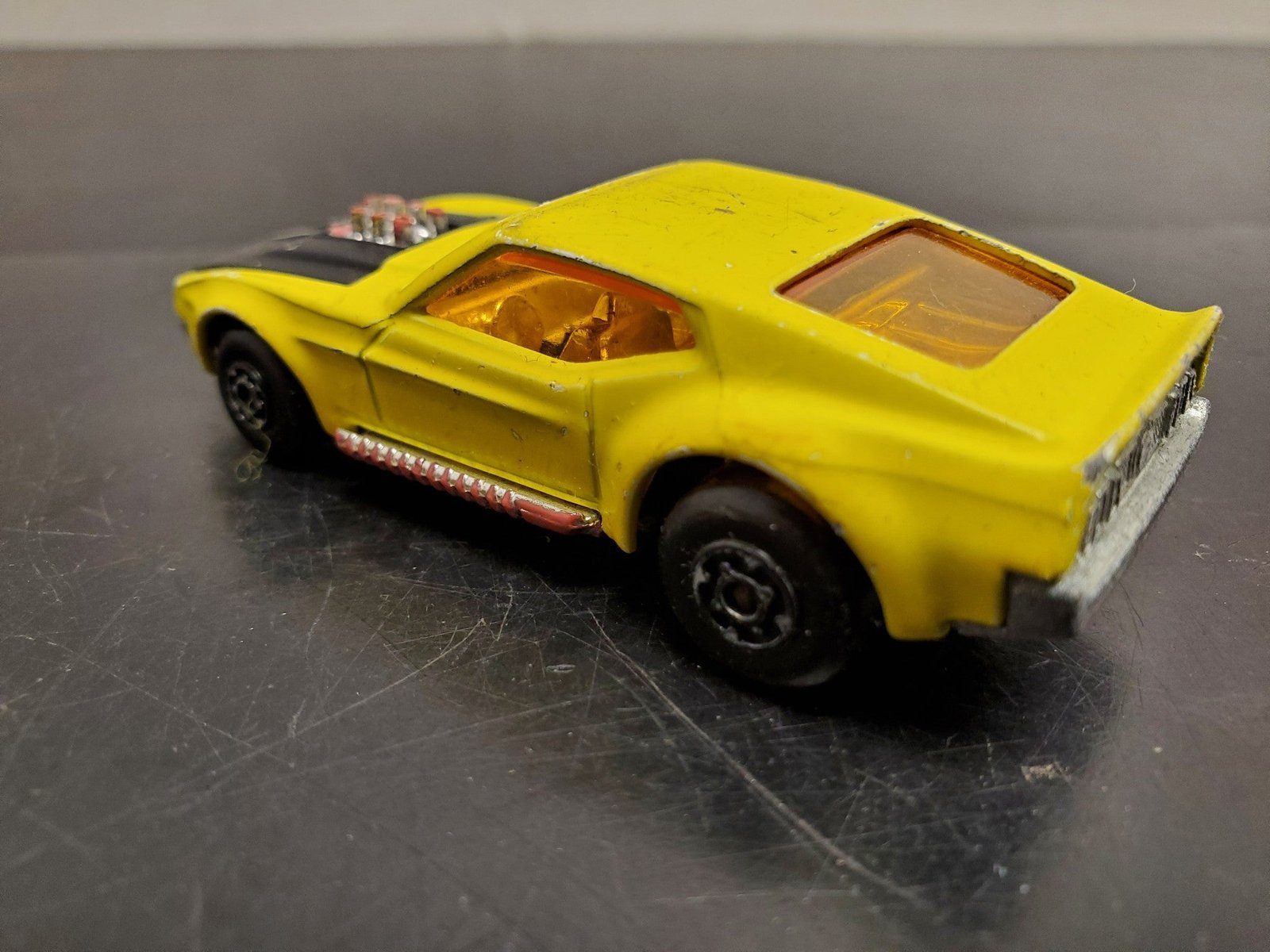 Matchbox Superfast No. 44 Boss Mustang Made in England by Lesney 1972