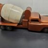 Vtg 1950s Bronze Structo Truck Ready-Mix Concrete Pressed Steel VF Condition