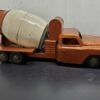 Vtg 1950s Bronze Structo Truck Ready-Mix Concrete Pressed Steel VF Condition