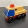 Vintage Mattel Inc. 1971 Wooden Block Toy 6 Wheeled Truck Made in Korea Unique