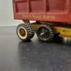 Vtg Structo Pressed Steel Toy "Structo Deluxe Dumper” Circa 1950's Red/Yellow