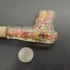 Vtg TH Stough Glass JR 22 Play Pistol Gun Musical Toy Candy Jar Jeanette Pa
