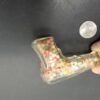 Vtg TH Stough Glass JR 22 Play Pistol Gun Musical Toy Candy Jar Jeanette Pa