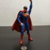 Vtg Superman Action Figure W/Rubber Cape Original 8" Adjustable Arms/Head/Legs