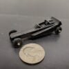 Vtg TootsieToy Die Cast Black Wedge Dragster No. 2 USA Collectible Hot Rod Fast
