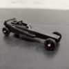 Vtg TootsieToy Die Cast Black Wedge Dragster No. 2 USA Collectible Hot Rod Fast