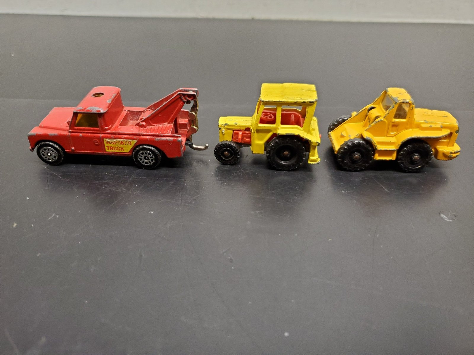 Vtg Corgi Juniors Land Rover Tractor & Super Loadmaster Diecast WhizzWheels Nice