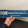 Vtg General Conveyor Co. Ltd. Aurora, Ontario, Canada Dark Blue/Silver Sign